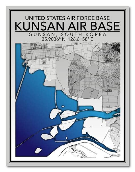 kunsan air base|kunsan air base map.